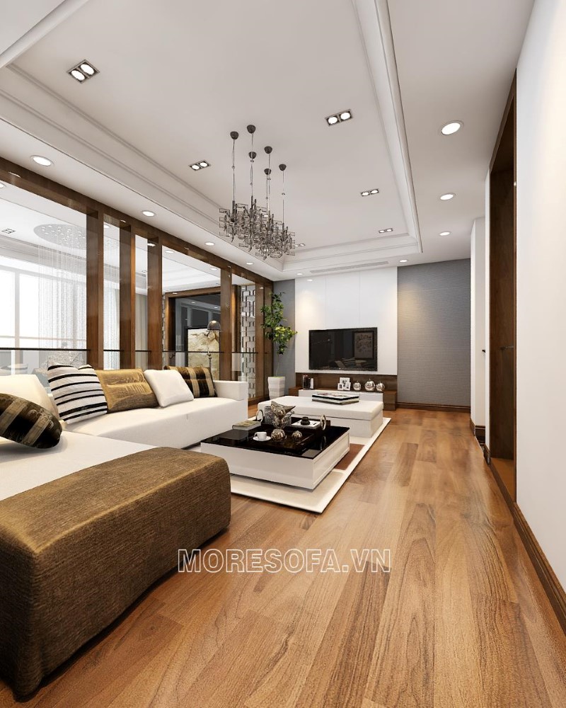 Ghế sofa chữ L nỉ đẹp